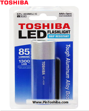 Toshiba KFG-403M; Đèn pin bóng LED Toshiba KFG-403M mini cầm tay chính hãng 